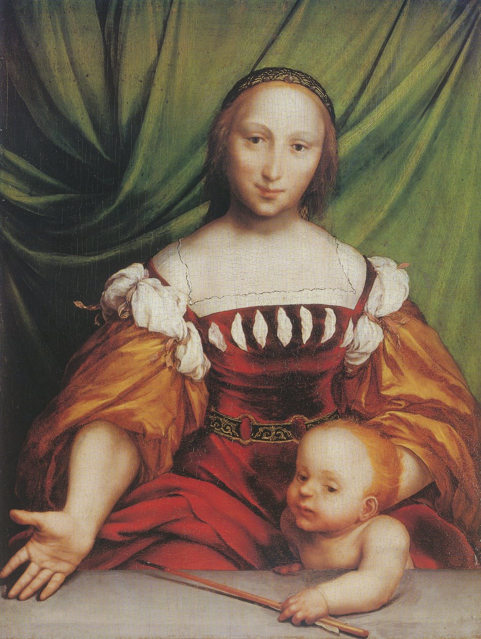 Venus og Amor af Hans Holbein der Jüngere