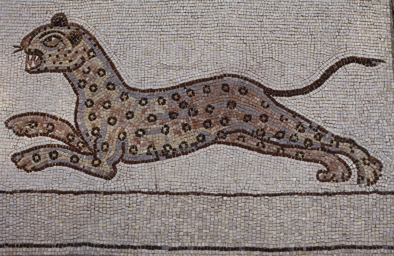 En leopard (mosaik) af Hans Leonard Schaufelein
