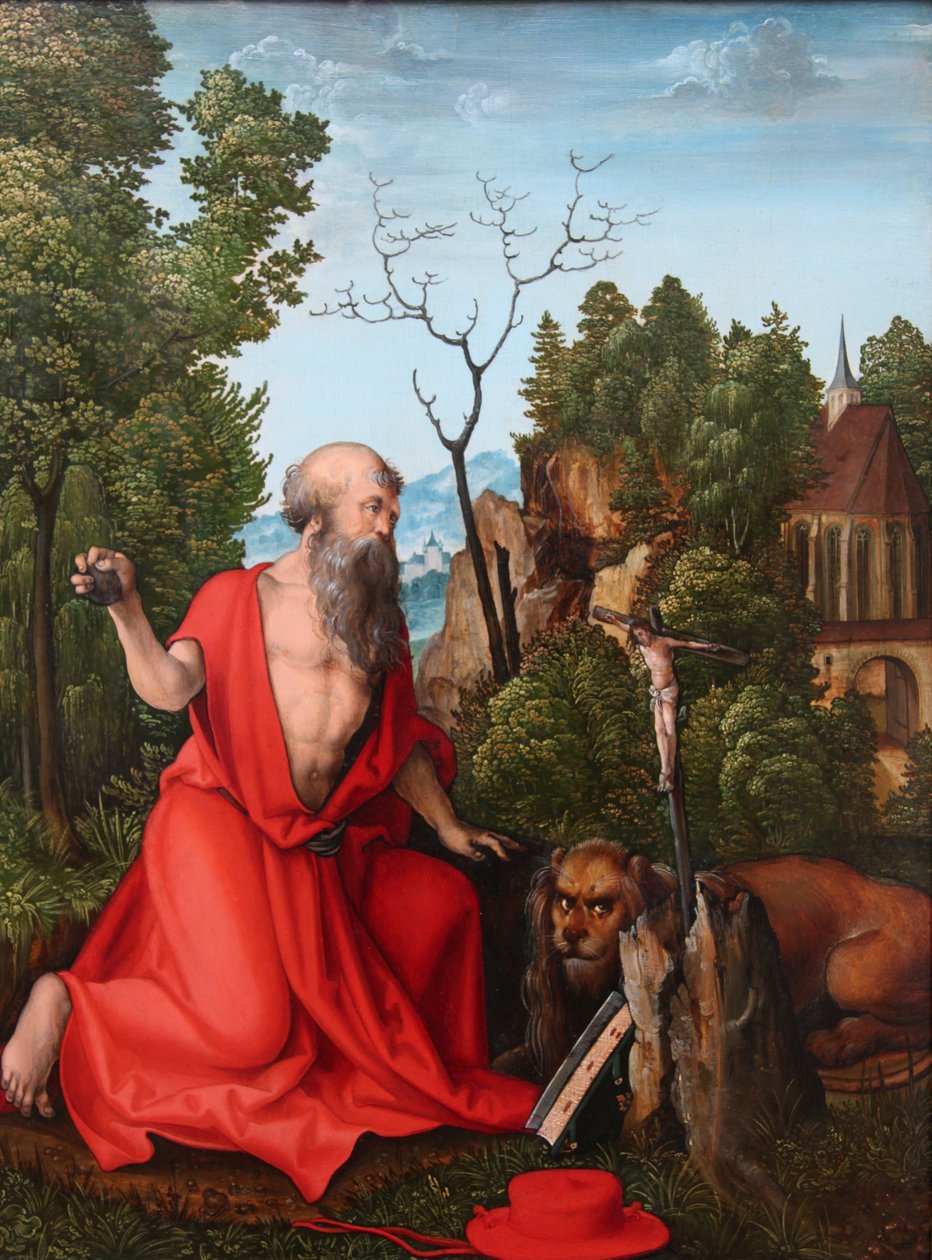 Sankt Jerome af Hans Leonhard Schäufelein
