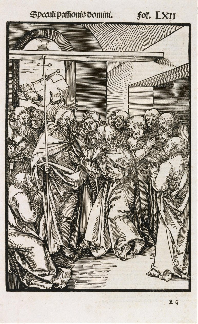 Thomas tvivler på Christs Wounds af Hans Leonhard Schäufelein
