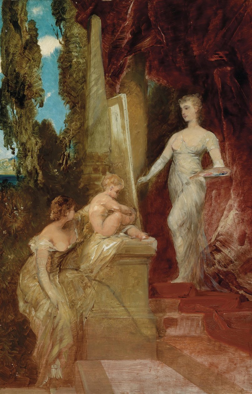 Allegori om maleri af Hans Makart