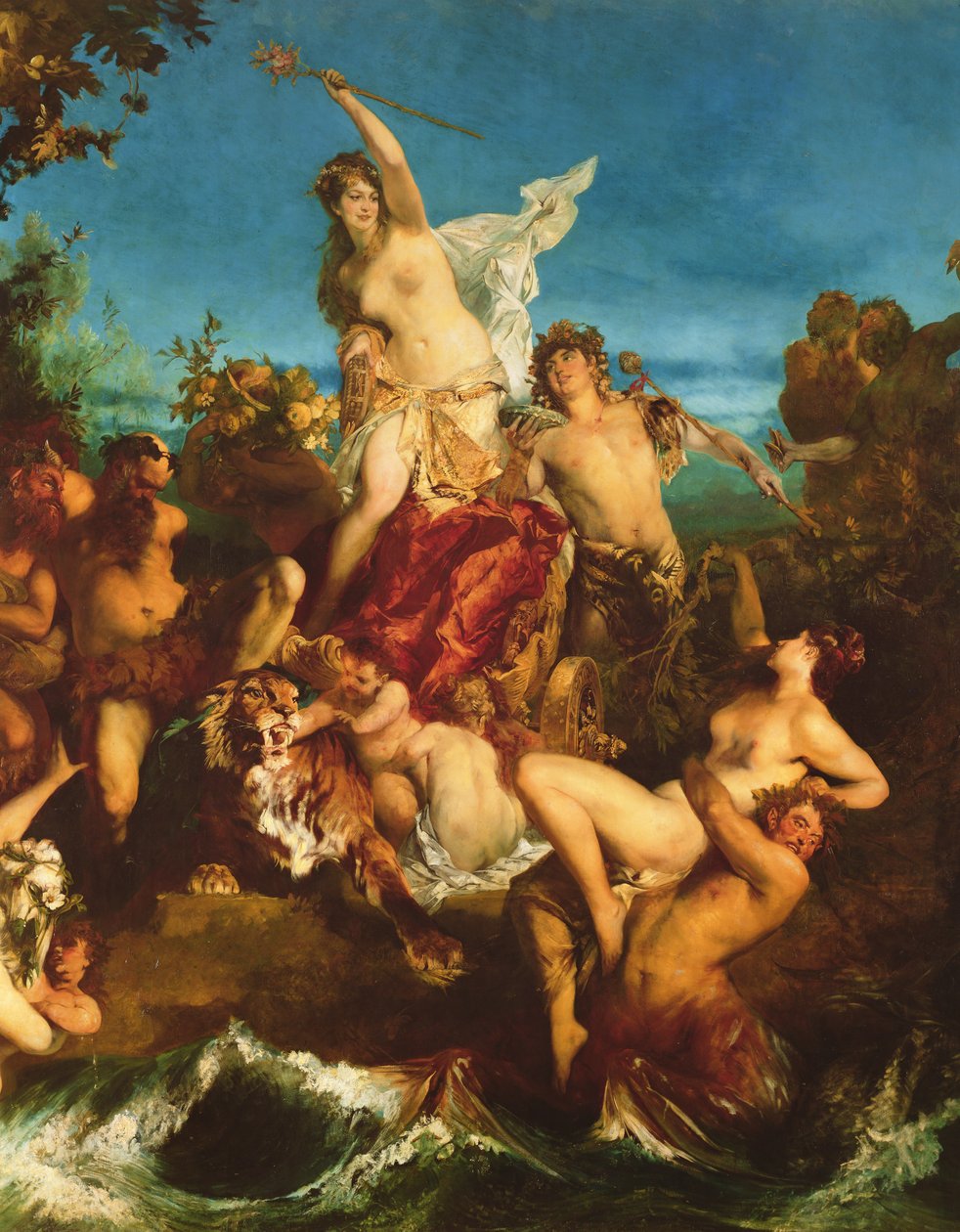 Ariadnes triumf af Hans Makart