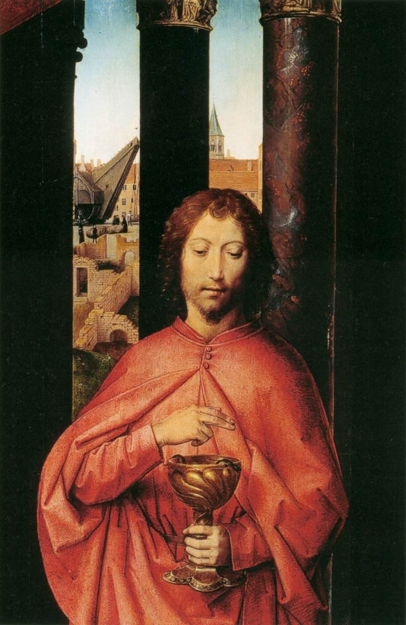 St John altertavle detalje af Hans Memling
