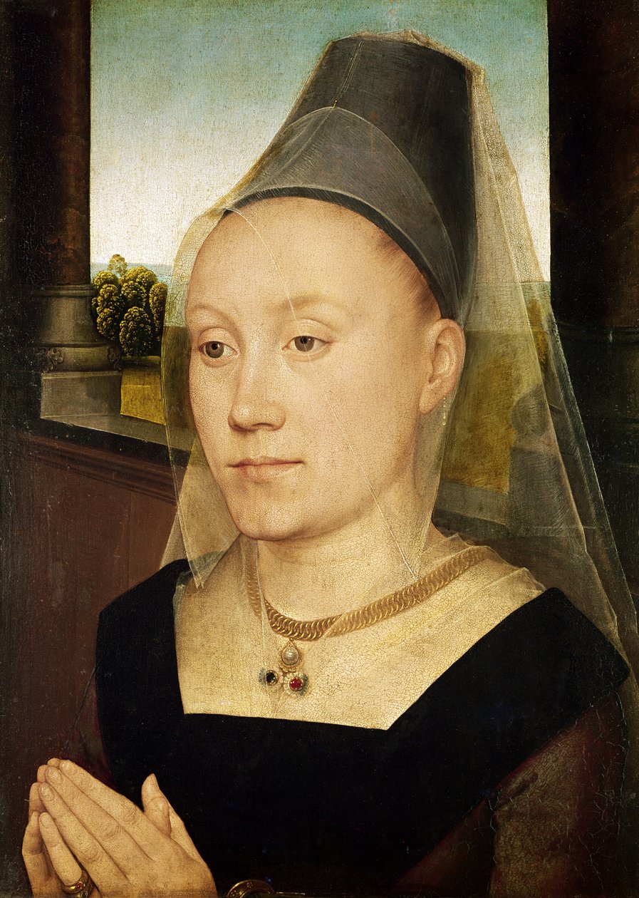 Barbara de Vlaenderberch, c.1472-75 af Hans Memling