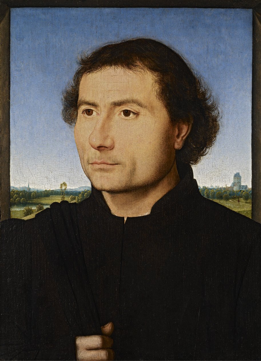 Portræt af en mand af Hans Memling
