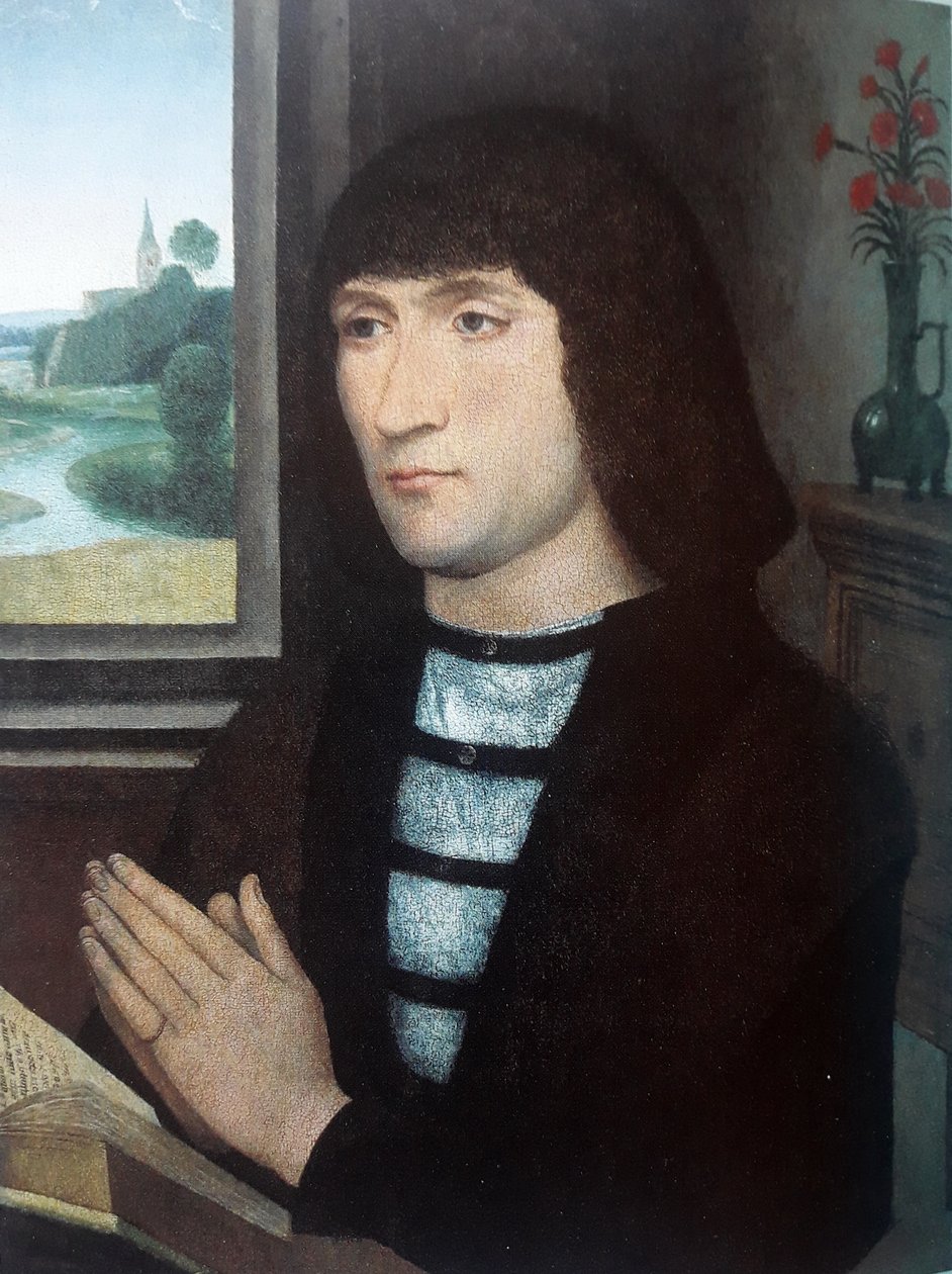 Portræt af en mand af Hans Memling