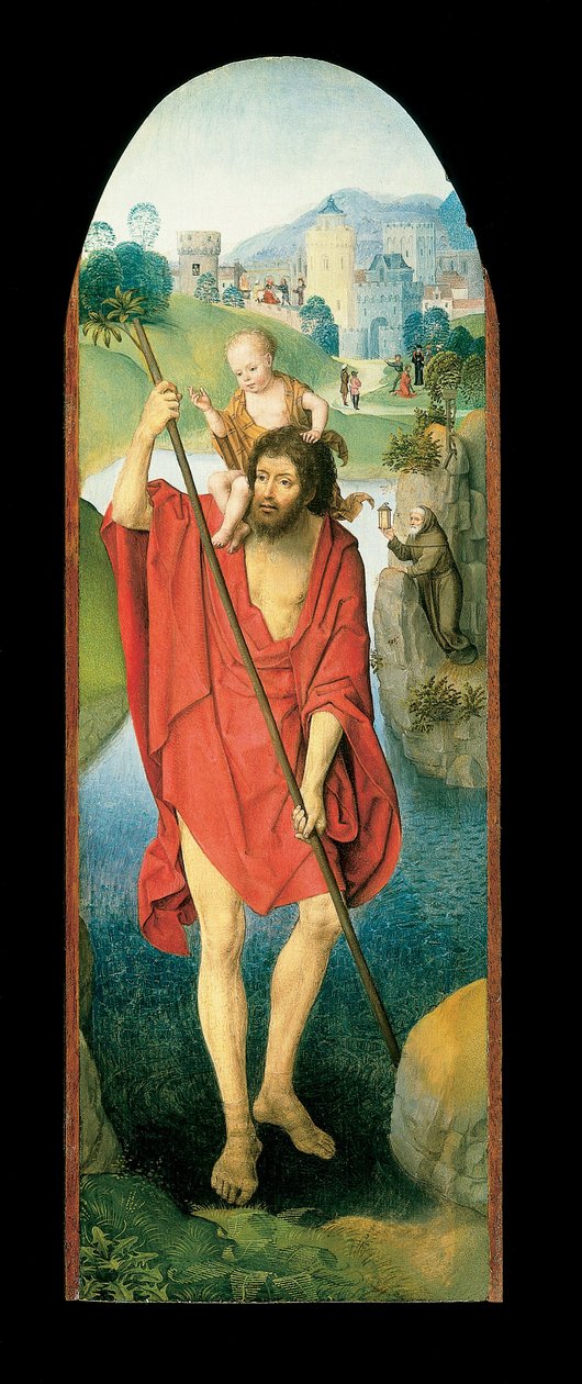 Sankt Christopher af Hans Memling