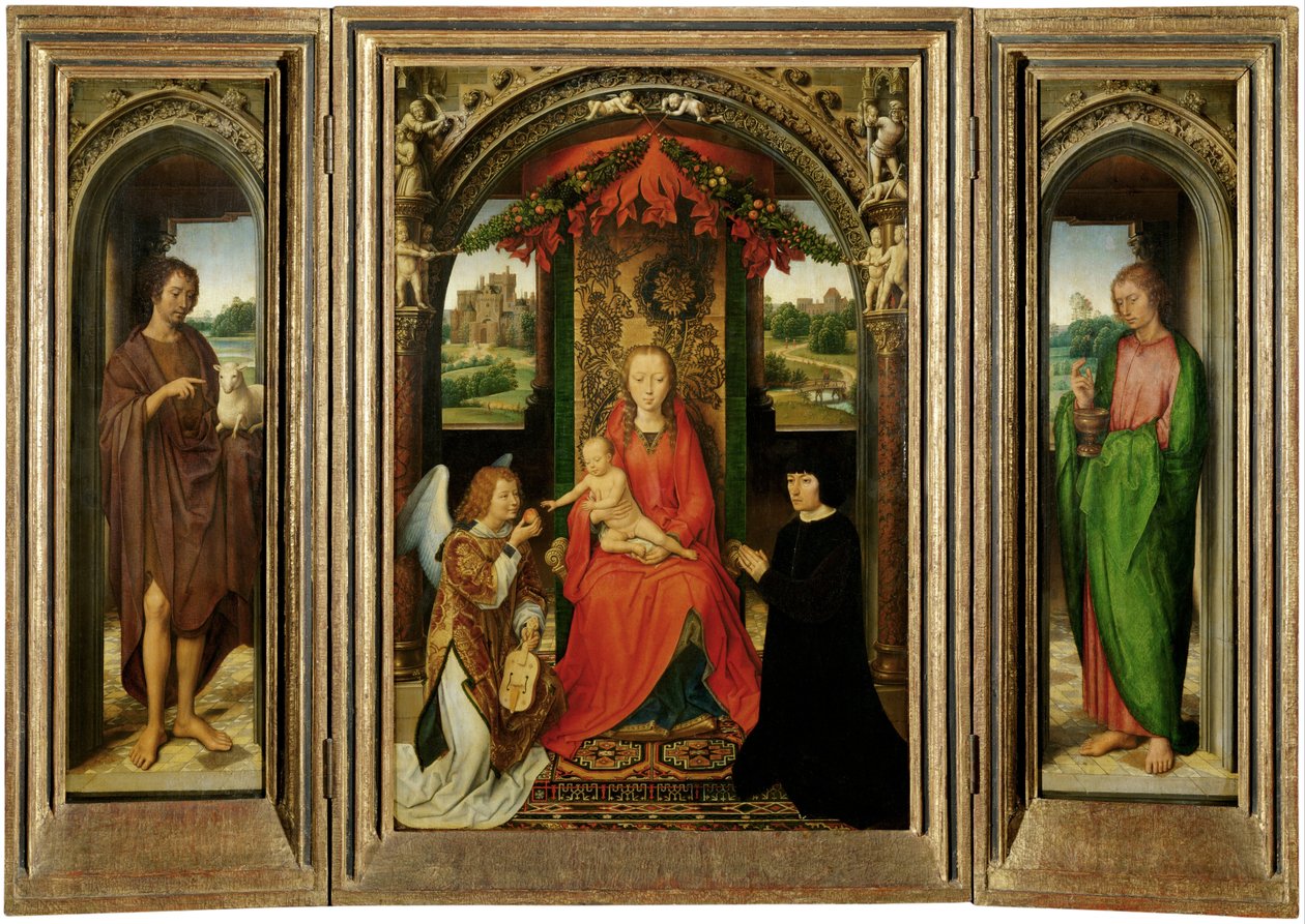 Lille Triptykon af Johannes Døberen af Hans Memling