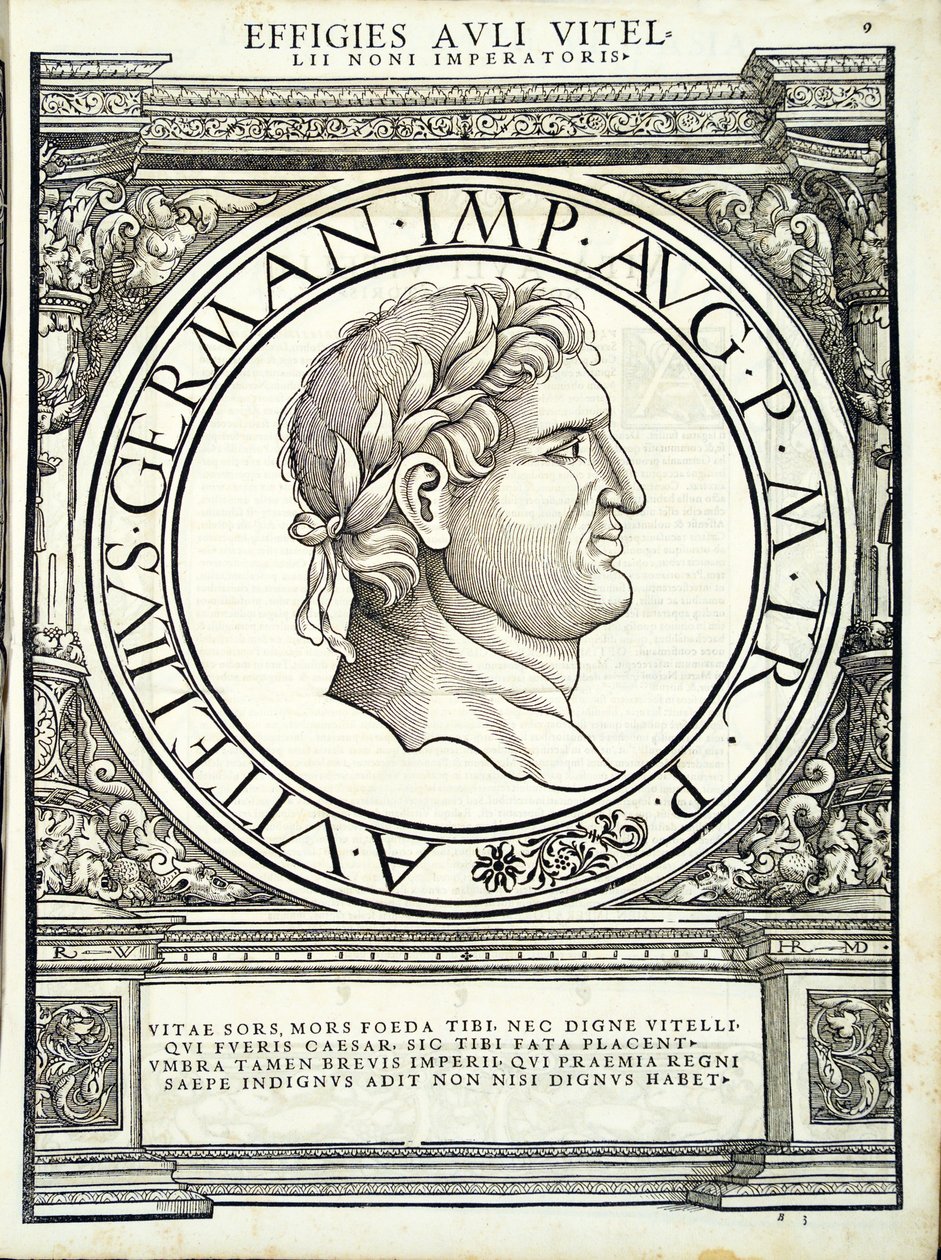Aulus Vitellius, illustration fra 