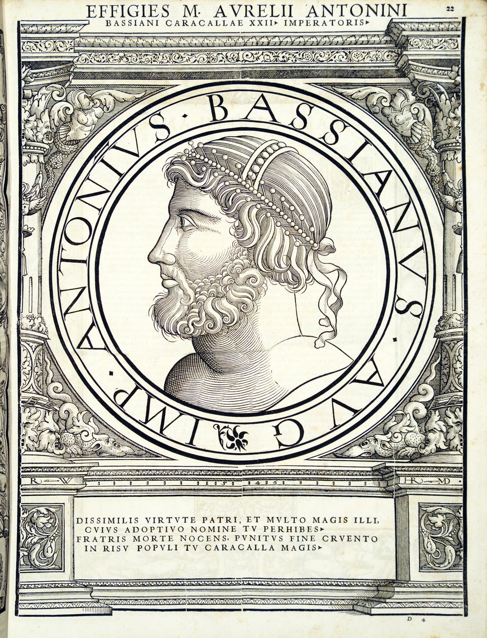 Caracalla (Antonius Bassianus), illustration fra 