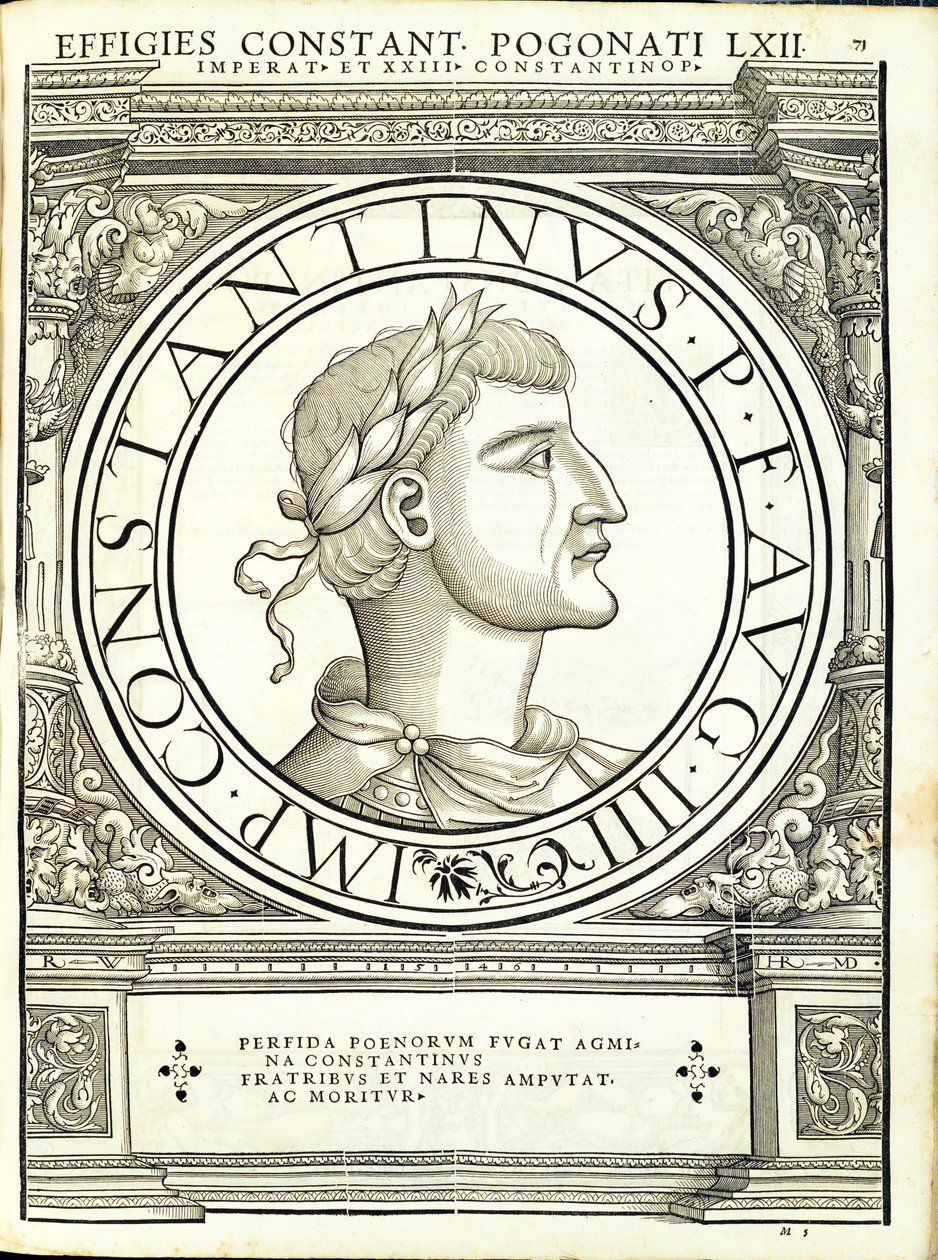 Constantinus Pogonatus, illustration fra 