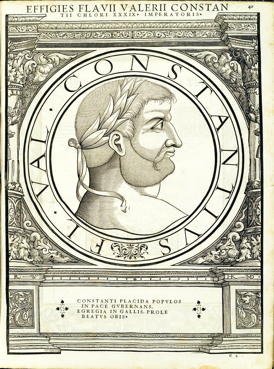 Constantius Chlorus, illustration fra 