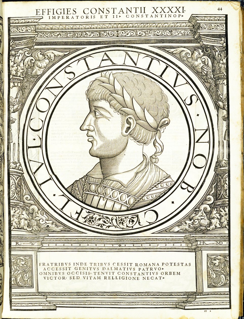 Constantius II, illustration fra 