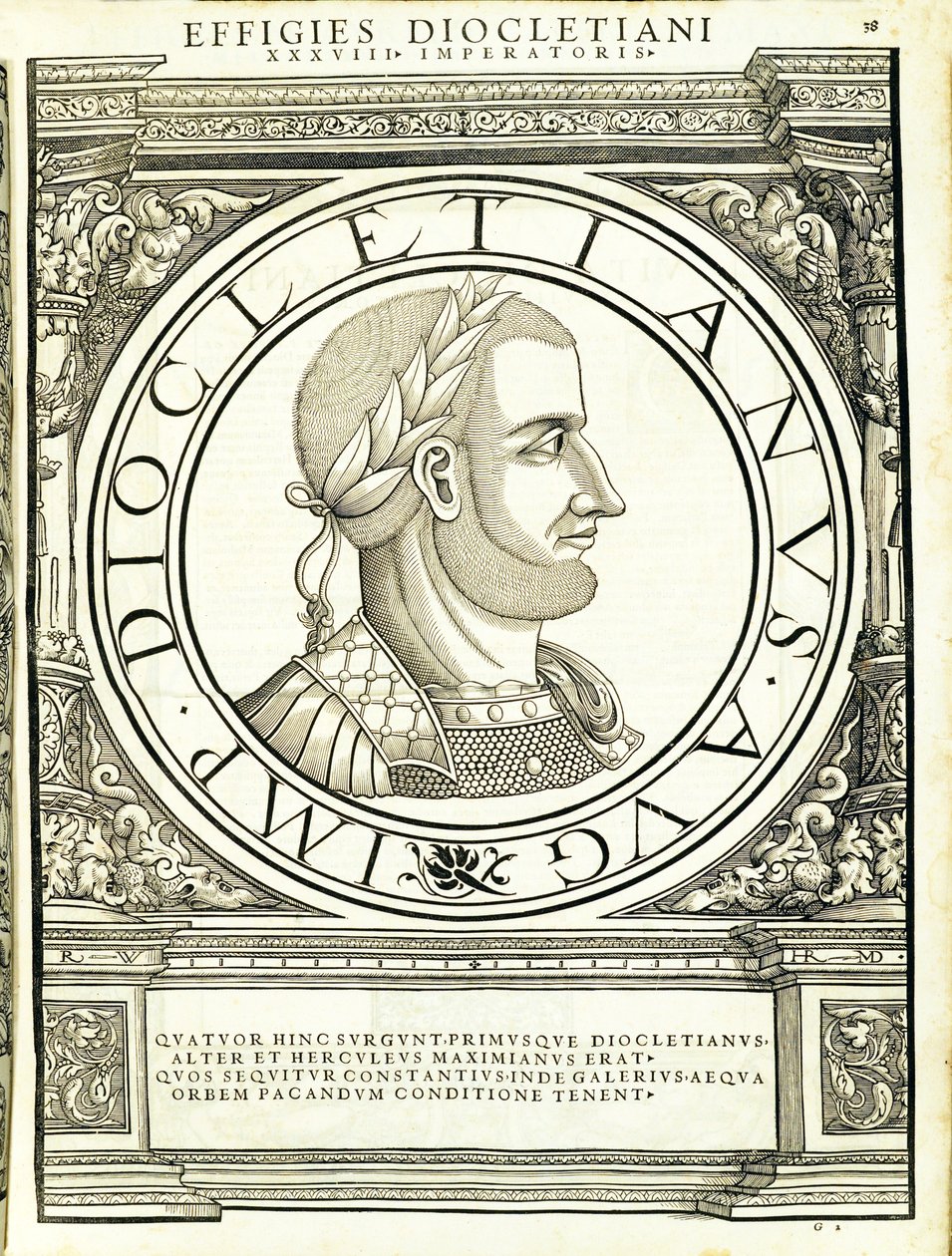 Diocletianus, illustration fra 