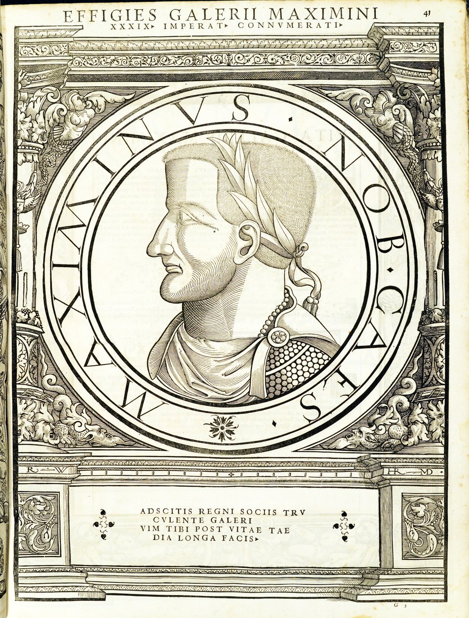 Maximinus II, illustration fra 