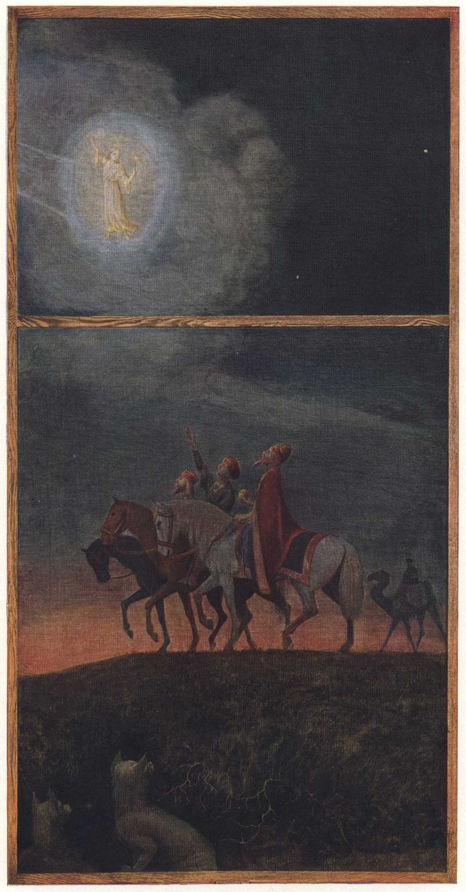 The Three KingsEnglish: three wise mann af Hans Thoma