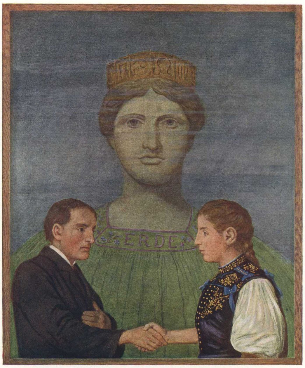 Erden Englisch: Earth af Hans Thoma