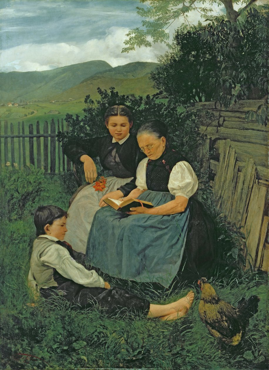 Dagens ende, 1868 af Hans Thoma
