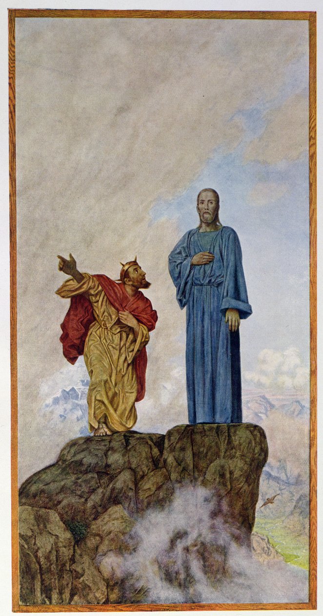 The Temptation of Christ, illustration fra 
