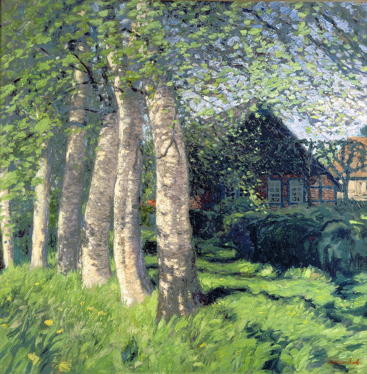 Forår i Worpswede af Hans am Ende