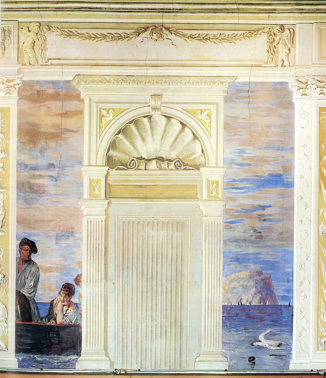 Seascape af Hans von Marées