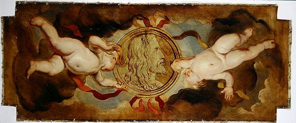 Medaljonportræt af Albrecht Durer (1471-1528) (olie på lærred) af Hans Canon