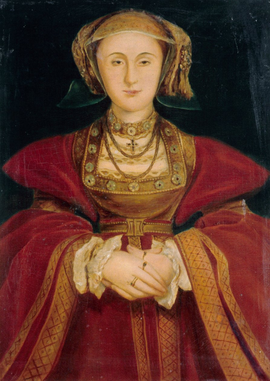 Anne af Kleve, ca. 1780 (olie på lærred) af Hans (after) Holbein the Younger