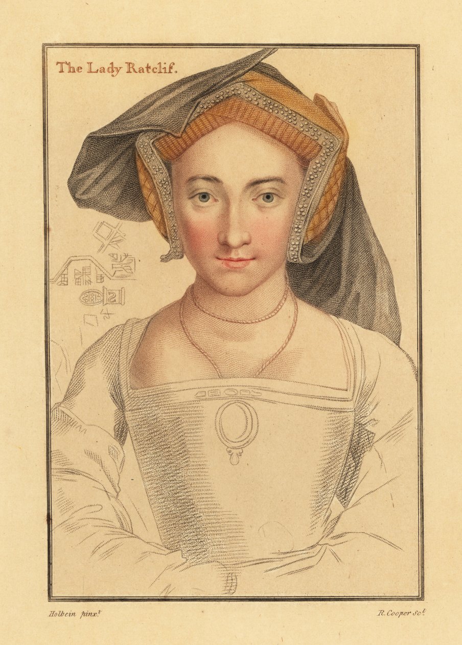 Mary Radcliffe, hustru til Robert af Hans (after) Holbein the Younger