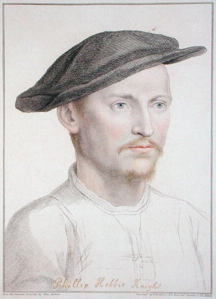 Philip Hobbie, graveret af Francesco Bartolozzi (1727-1815) 1796 (gravering) af Hans (after) Holbein the Younger
