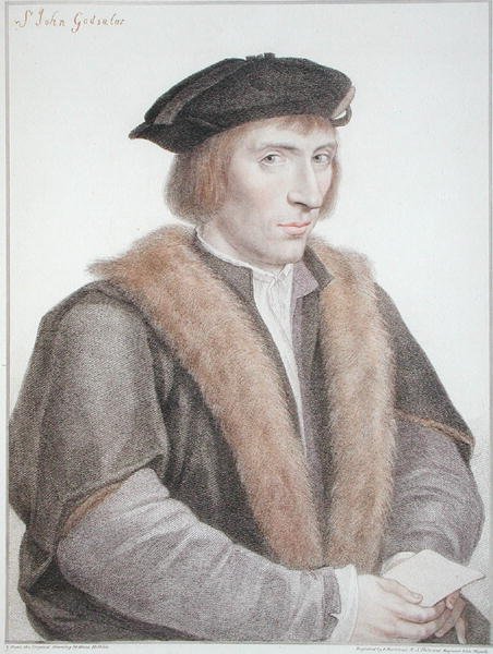 Sir John Godsalve, graveret af Francesco Bartolozzi (1727-1815) 1796 (gravering) af Hans (after) Holbein the Younger