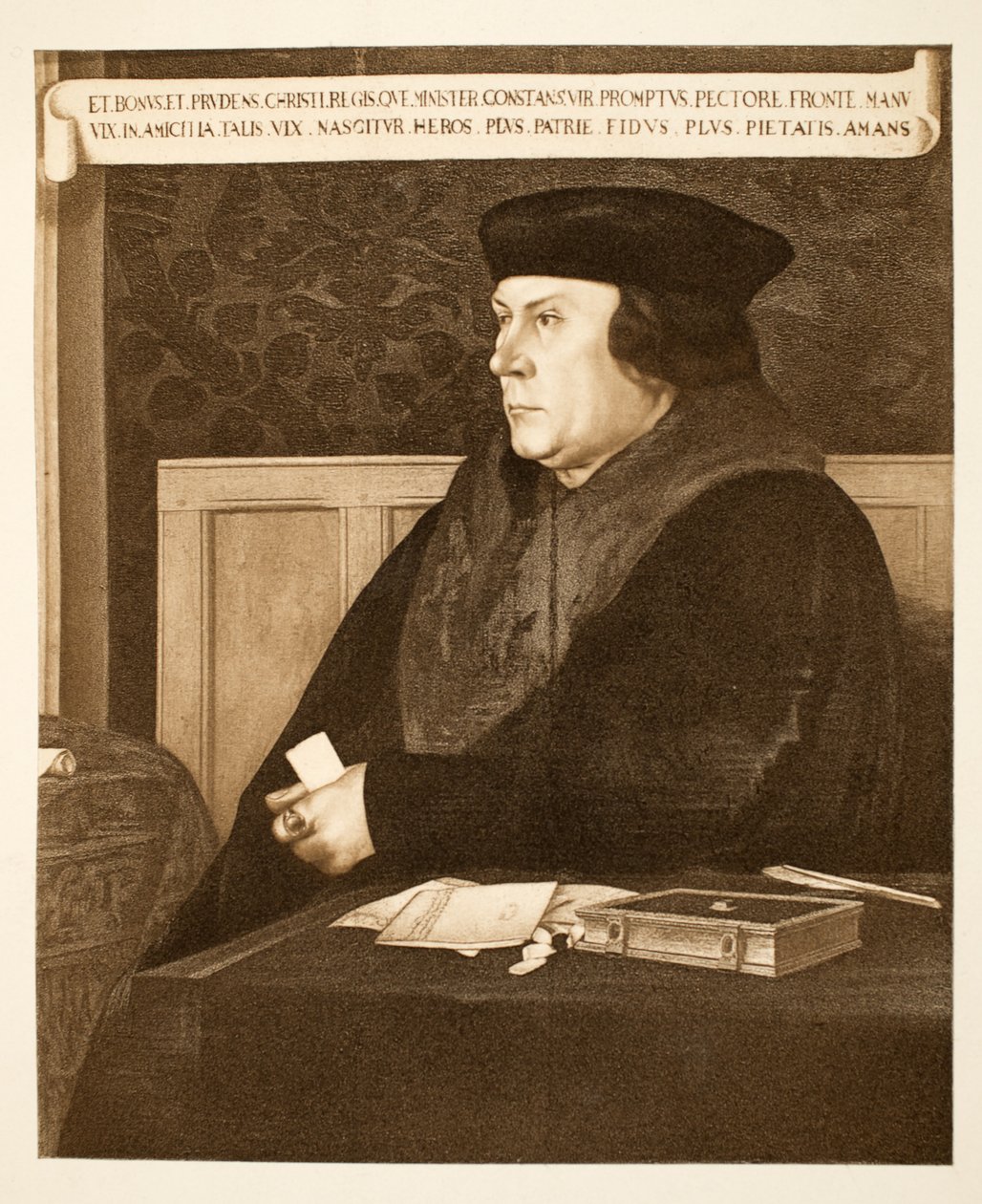 Thomas Cromwell, Earl of Essex, ca. 1537, pub. 1902 (collotype) af Hans (after) Holbein the Younger