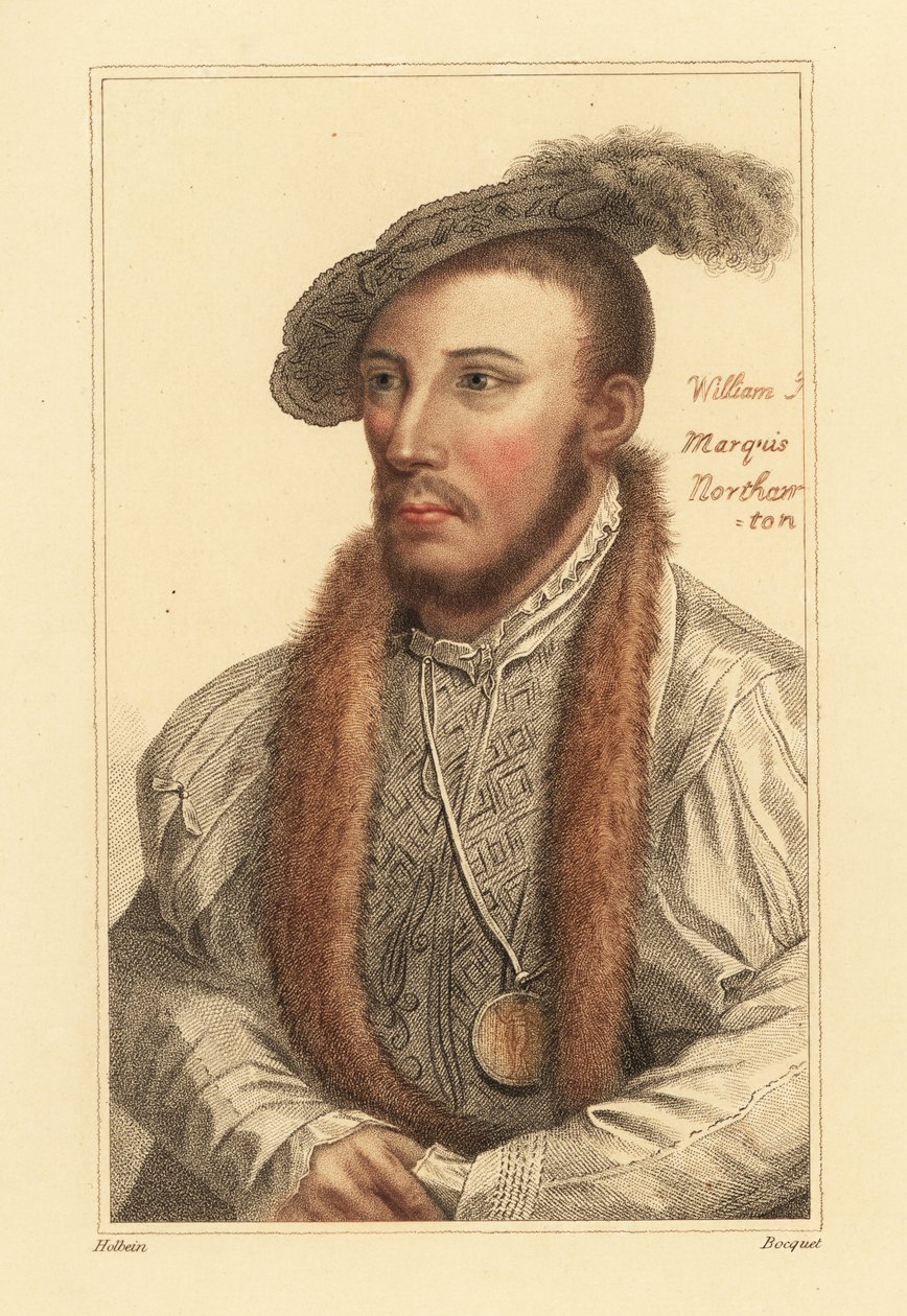 William Parr af Hans (after) Holbein the Younger