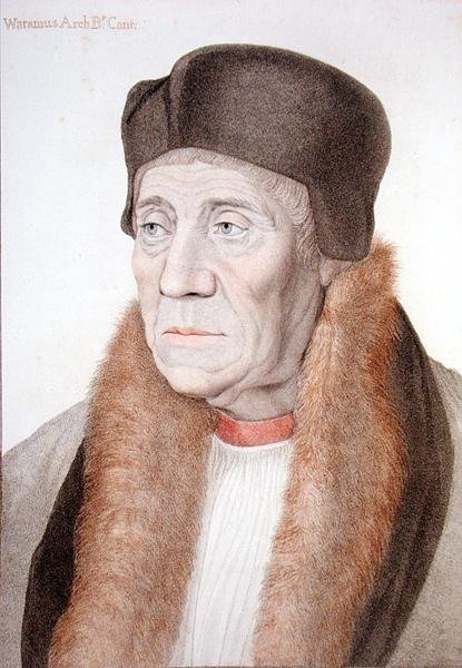 William Warham (1450-1532) graveret af Francesco Bartolozzi (1727-1815) (gravering) af Hans (after) Holbein the Younger