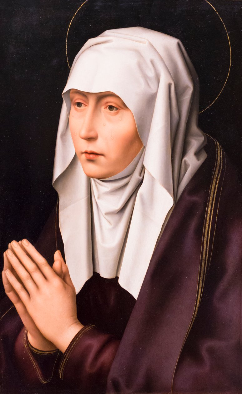 Vor Frue af sorger af Hans (after) Memling