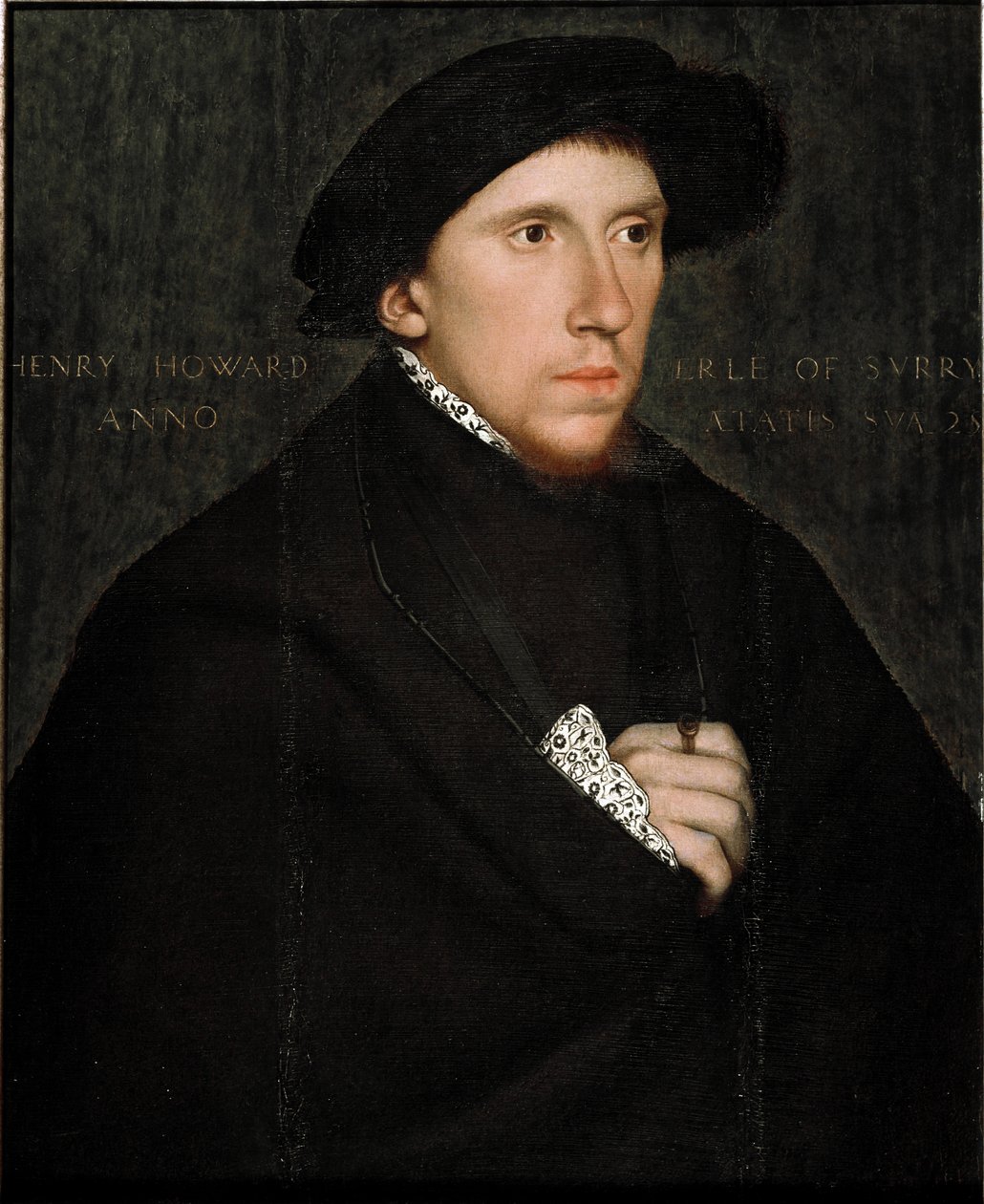 Portræt af Henry Howard (1517-1547), engelsk digter og hofdame. Maleri af Hans Holbeins værksted (begyndelsen af 1500-tallet). Brasilien, Sao Paulo. São Paulo kunstmuseum af Hans (school of) Holbein