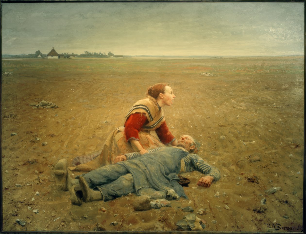 Udmattet af Hans Andersen Brendekilde