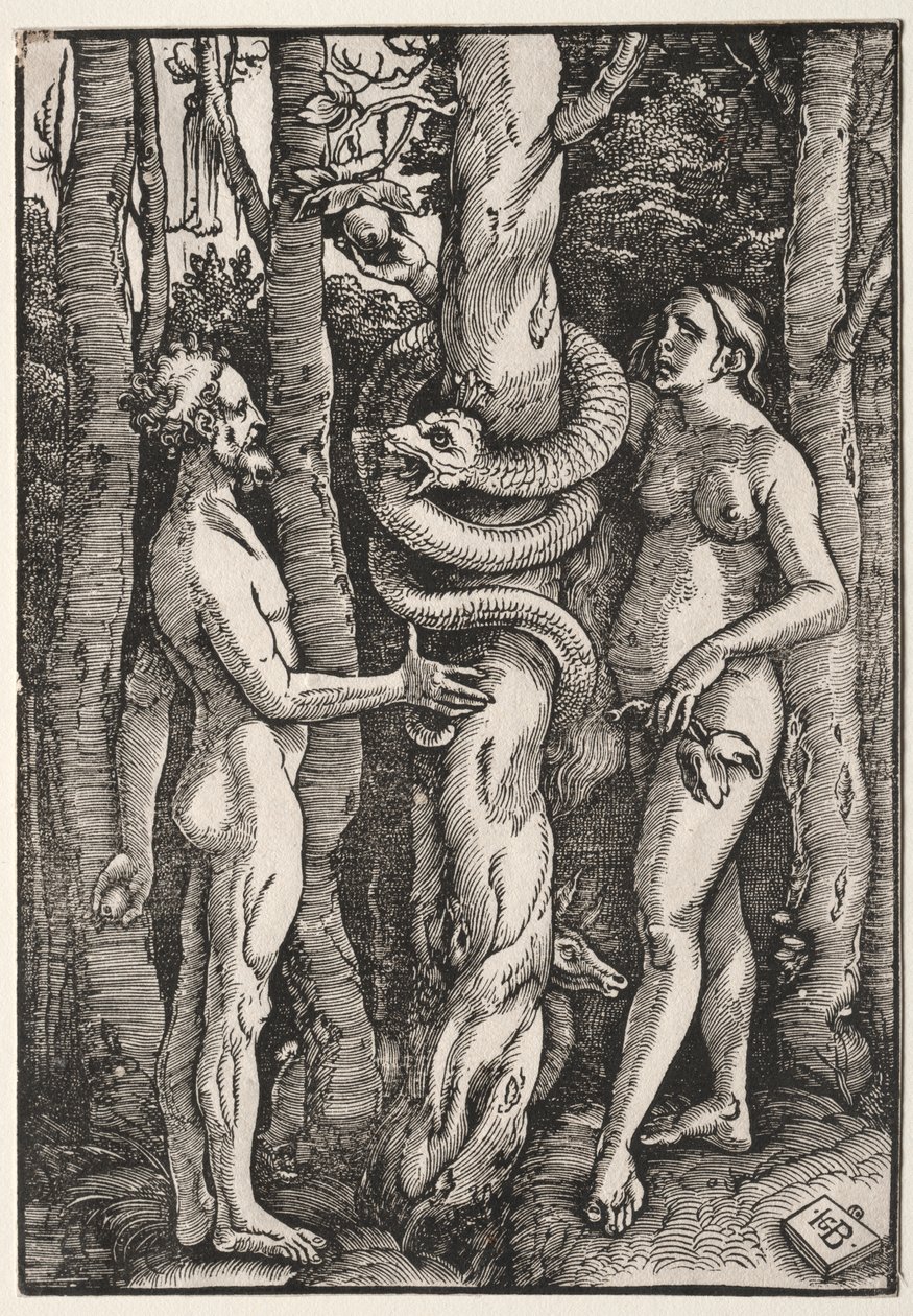 Adam og Eva af Hans Baldung