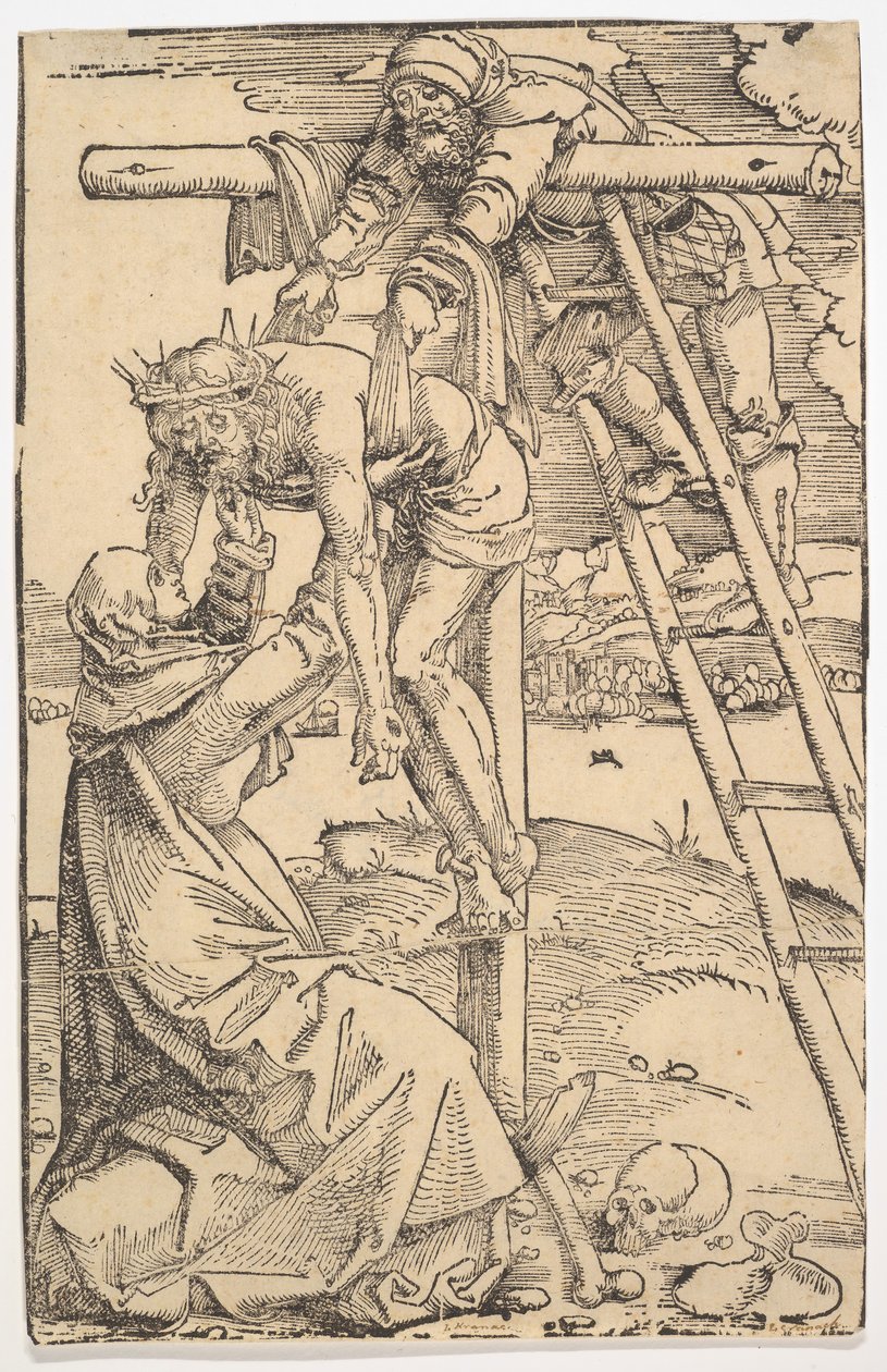 Nedstigning fra korset, 1505. af Hans Baldung