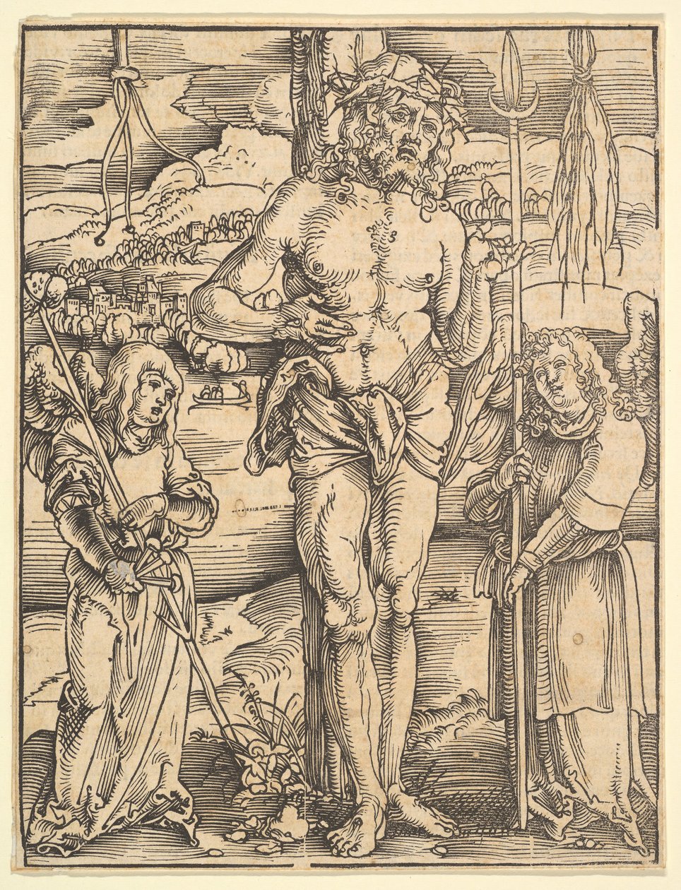 Man of Sorrows, fra The Mirror of the Passion of Our Lord Jesu Christ, 1507 af Hans Baldung
