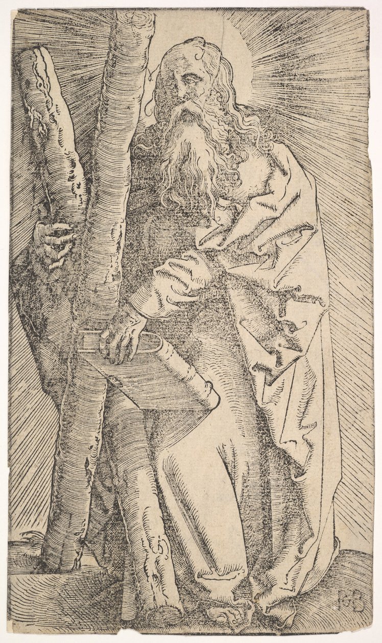 St. Andrew from Christ and the Apostles, 1519. dani af Hans Baldung