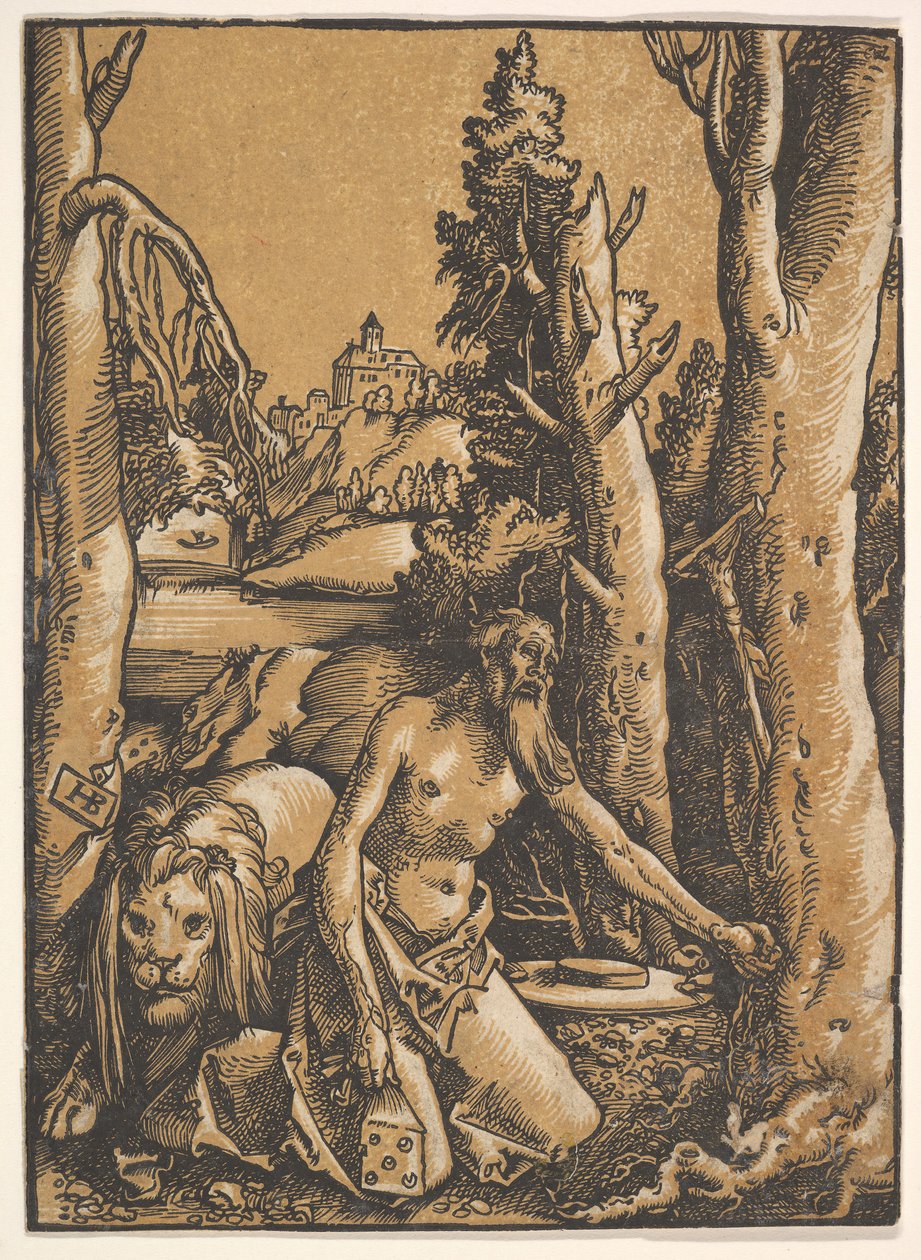 St. Hieronymus i ørkenen, ca. 1511. af Hans Baldung
