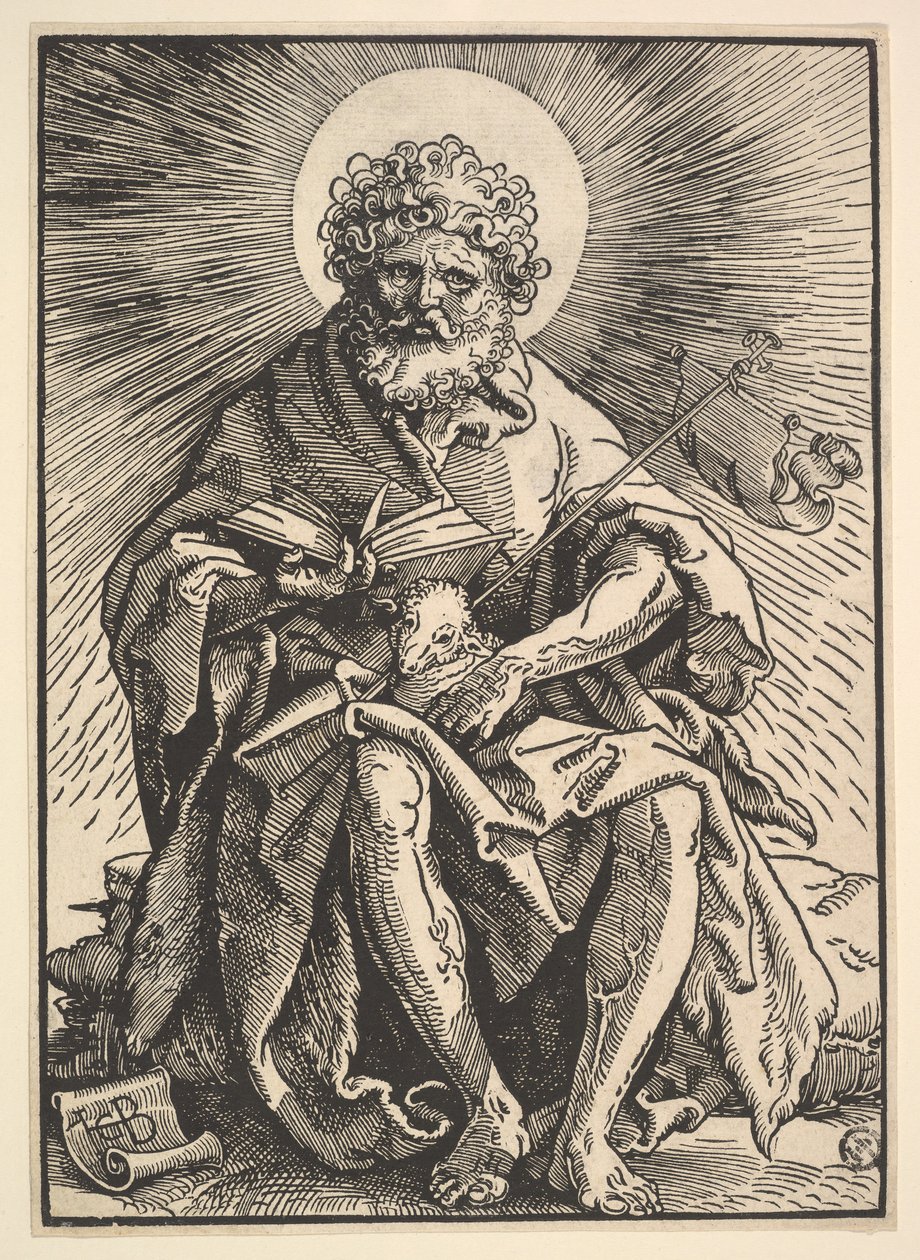 Johannes Døberen Holder Lammet, ca. 1517. af Hans Baldung