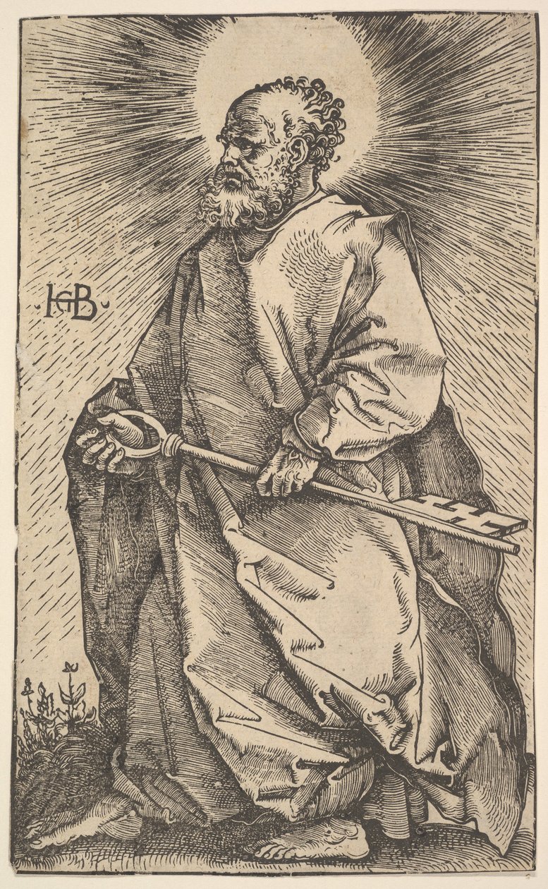 Sankt Peter fra Kristus og apostlene, 1519. af Hans Baldung