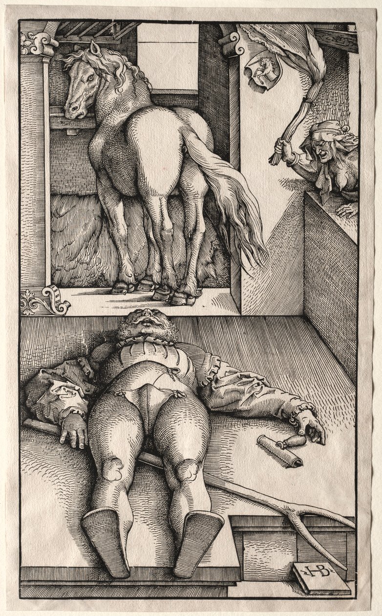 Den forheksede brudgom, 1544-45. af Hans Baldung