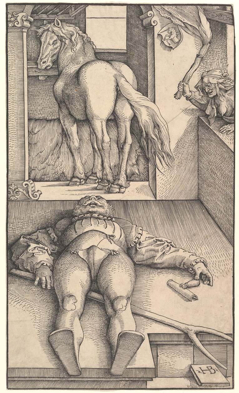 Den forheksede brudgom, ca. 1544. af Hans Baldung
