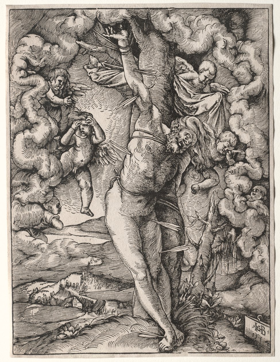 Den store Sankt Sebastian af Hans Baldung