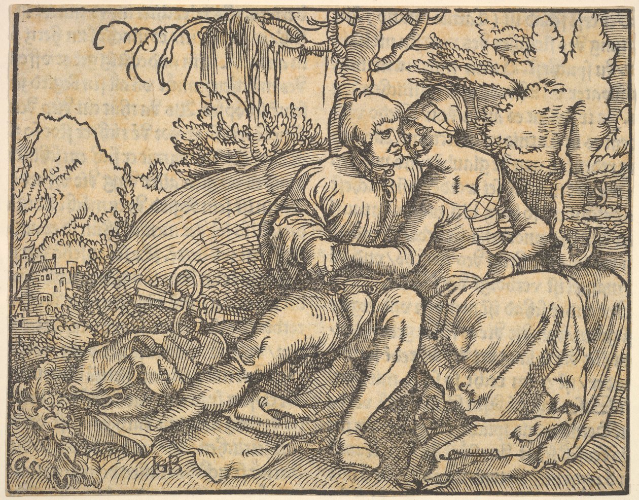 Det sjette af ti bud, fra tå-buddet. af Hans Baldung
