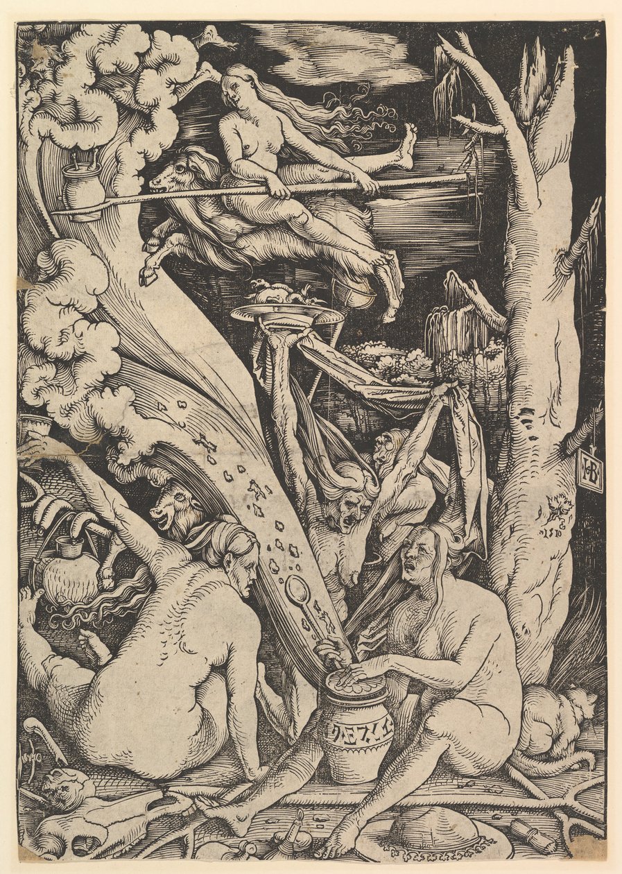 Heksene, 1510. af Hans Baldung