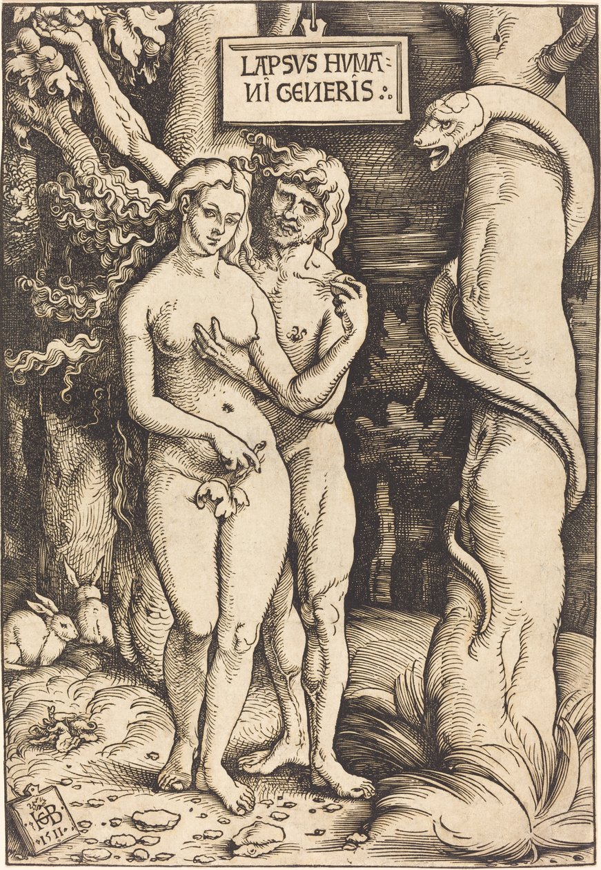 Adam og Eva af Hans Baldung Grien