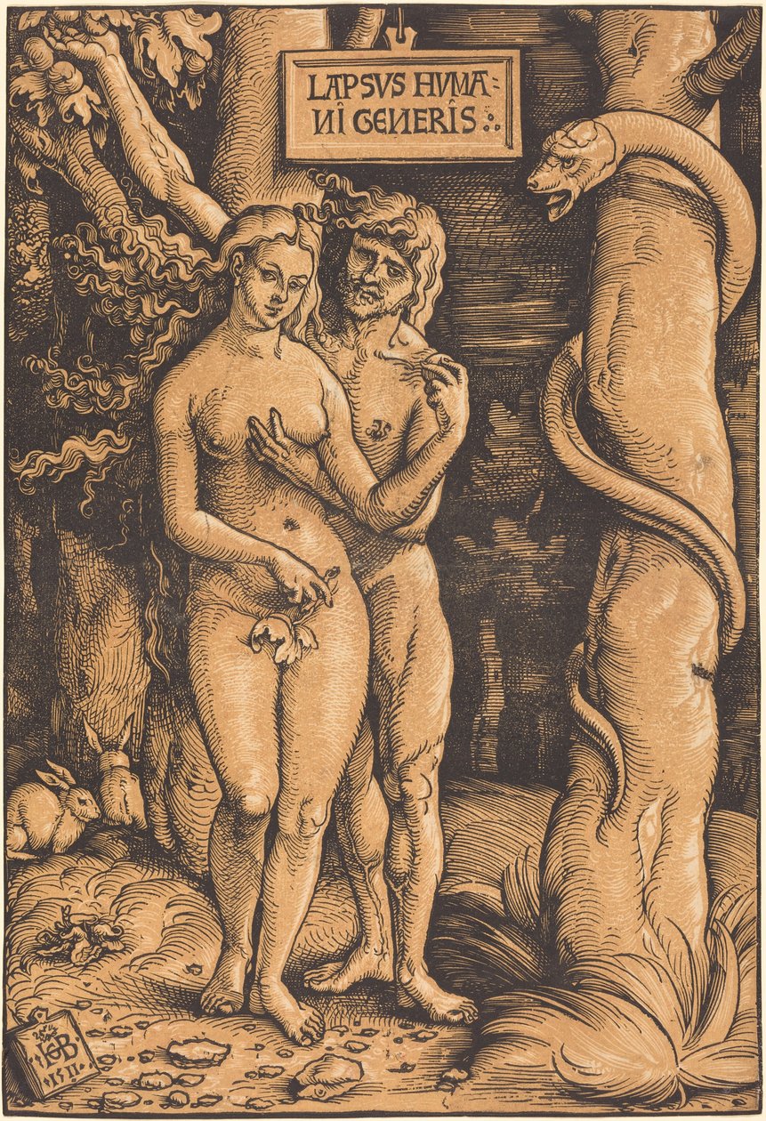 Adam og Eva af Hans Baldung Grien